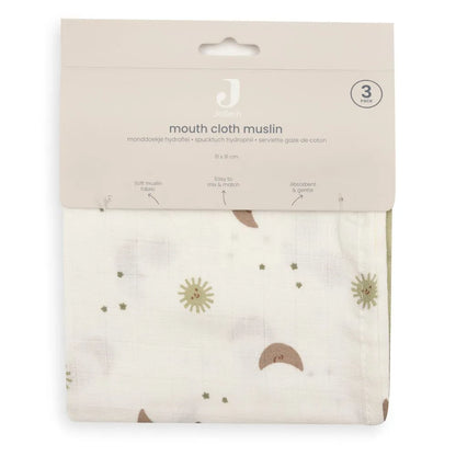 Muselină Jollein din 100% bumbac, 31 × 31 cm