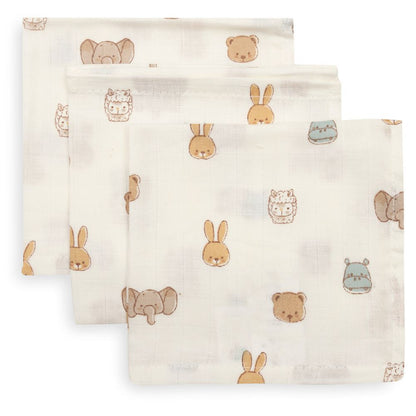 Museline bebe Jollies 31x31 cm, set 3 bucăți Jollein