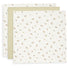 Set 3 museline din bumbac, Over The Moon, Jollein, 70x70 cm, OEKO-TEX