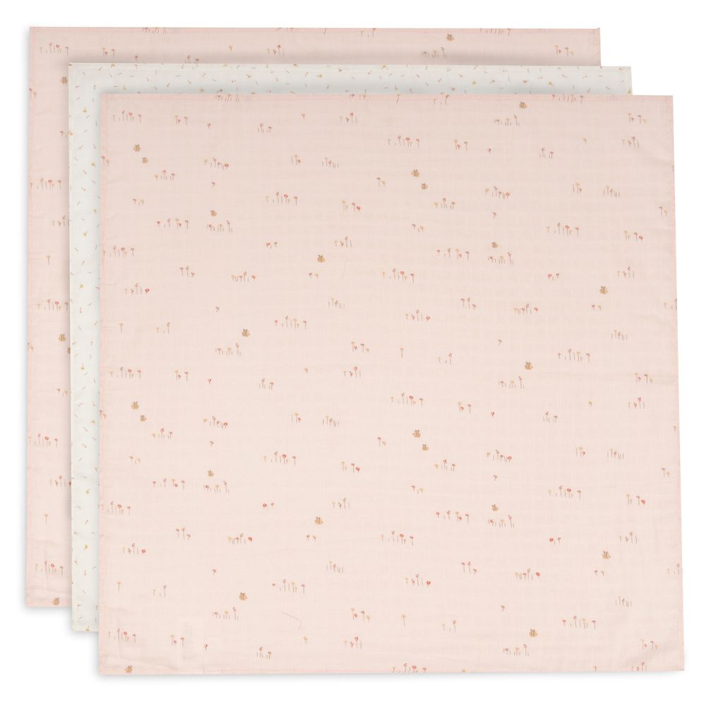 museline bebe Pretty Picnic 70x70 cm set 3