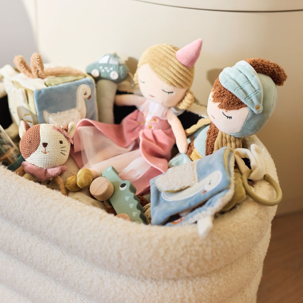 Păpușă textilă, Jucărie de pluș - Lady Lynn, Jollein, 34 cm, 0 luni+