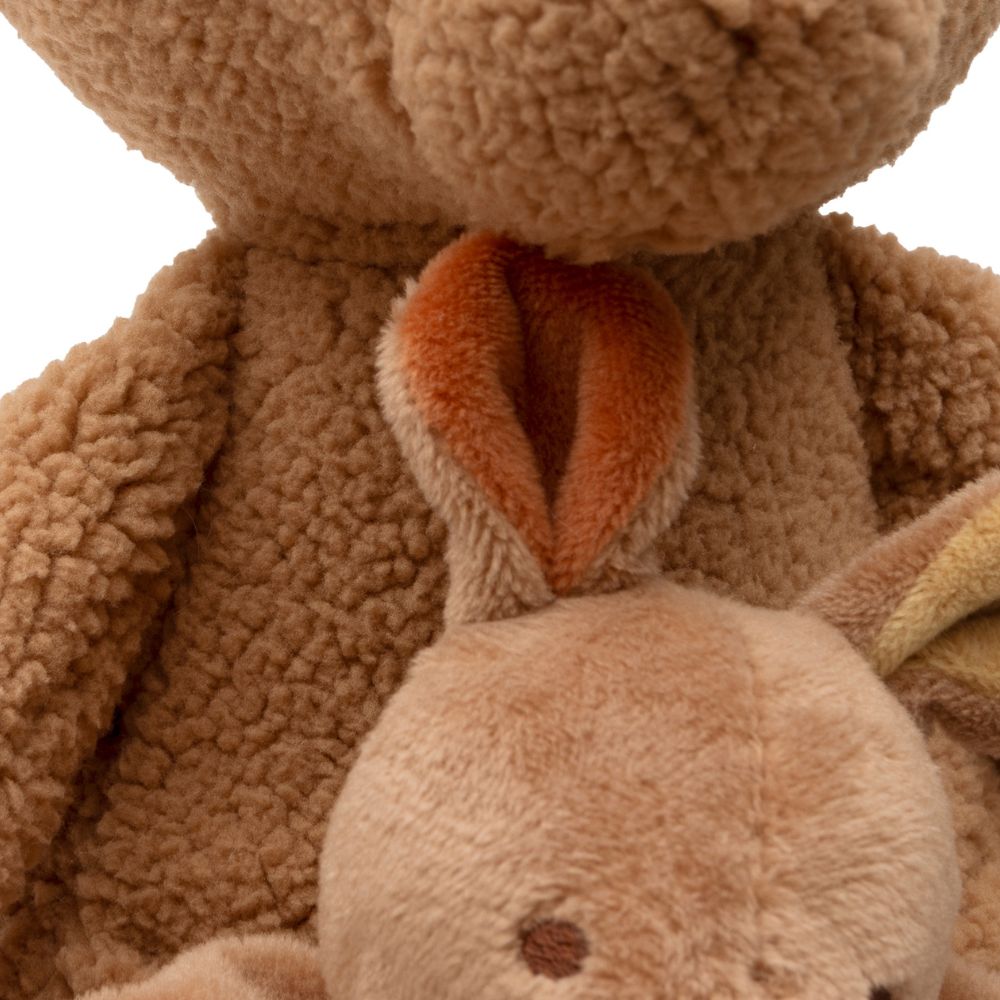 detaliu urechi bicolore pui cangur plus Jollein Kangaroots