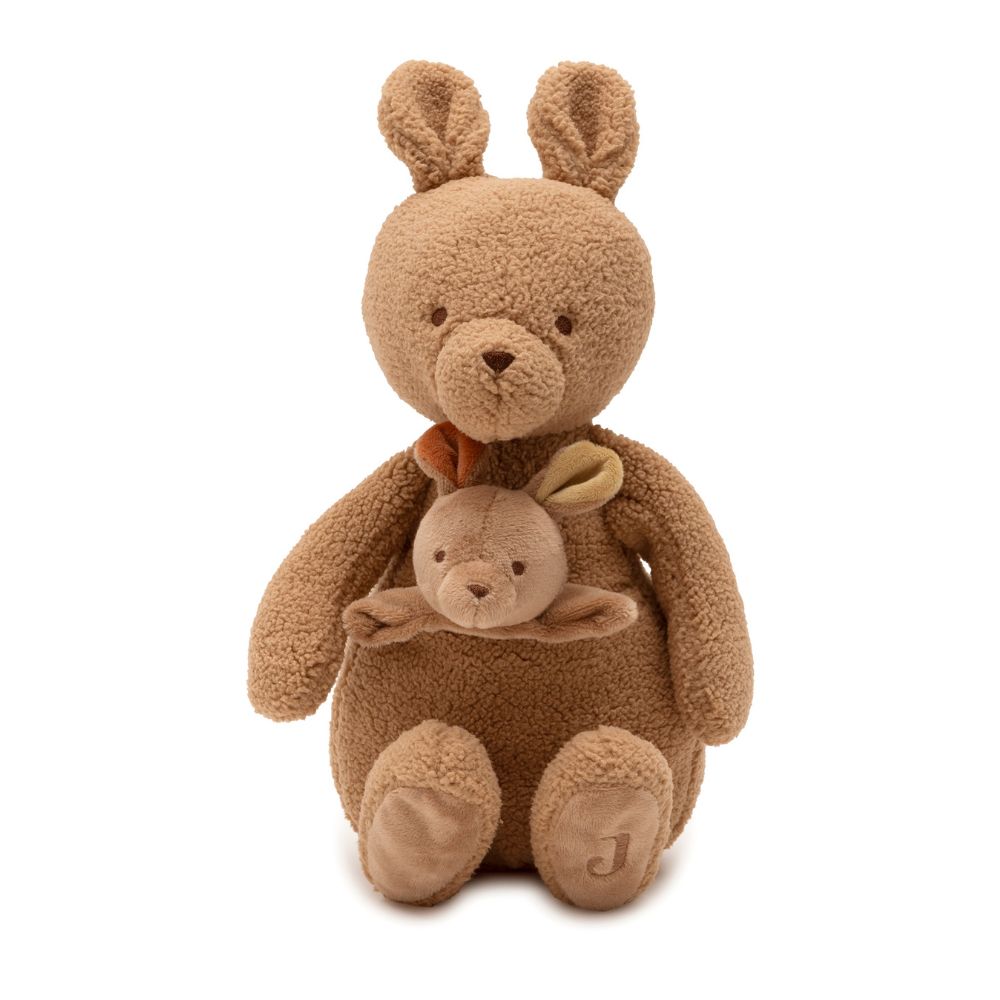 marsupiu-jollein.jpgjucarie bebelusi plus cangur cu pui in marsupiu Kangaroots Jollein 38cm