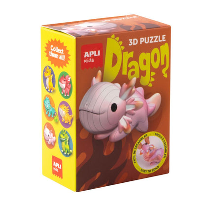 Puzzle 3D APLI Dragon Roz pentru copii