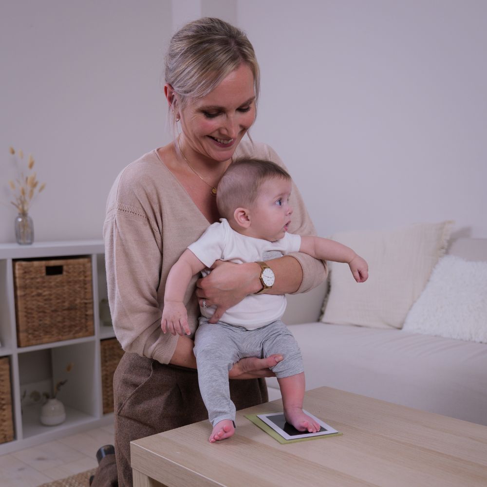 Ramă Foto Puzzle, Kit amprentă dublă și poster de naștere, Petit Artichaut