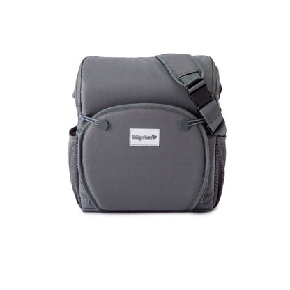 Scaun de masă portabil bebelusi cu spațiu de depozitare, Antracit, Baby To Love, 6 luni+