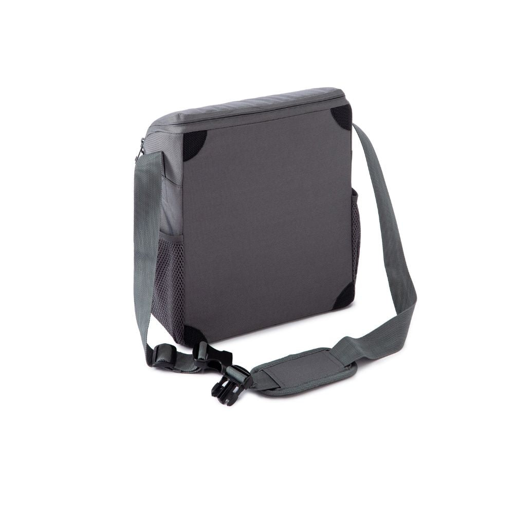 Scaun de masă portabil bebelusi cu spațiu de depozitare, Antracit, Baby To Love, 6 luni+