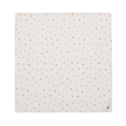 Set 2 museline din bumbac, Animal Friends, Jollein, 115x115 cm, OEKO-TEX