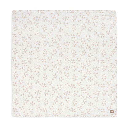 Set 2 museline din bumbac, Leafy Dreams, Jollein, 115x115 cm, OEKO-TEX