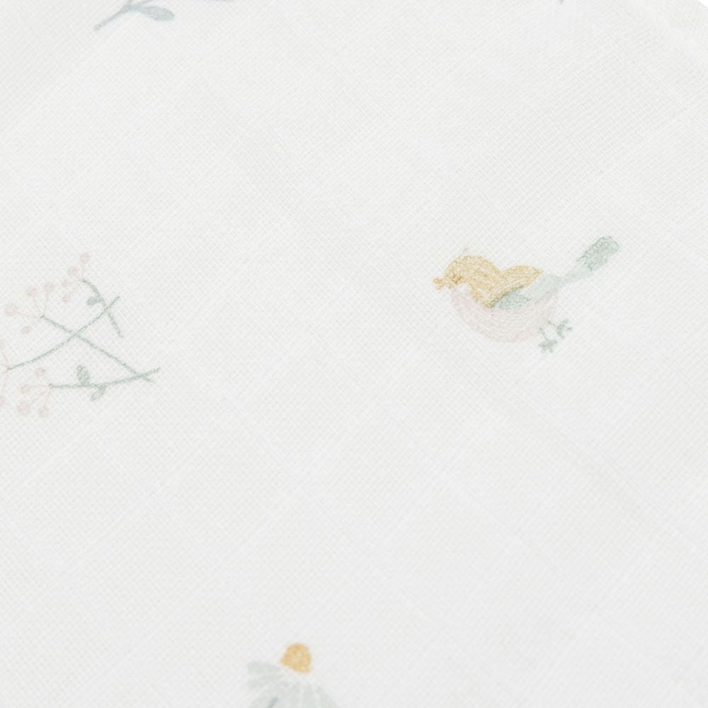 Set 3 museline din bumbac, Lovely Birds, Jollein, 70x70 cm, OEKO-TEX
