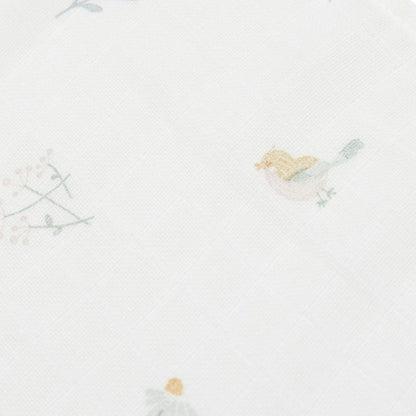 Set 3 museline din bumbac, Lovely Birds, Jollein, 70x70 cm, OEKO-TEX