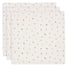 Set 3 museline din bumbac, Animal Friends, Jollein, 70x70 cm, OEKO-TEX