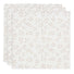 Set 3 museline din bumbac, Leafy Dreams, Jollein, 70x70 cm, OEKO-TEX