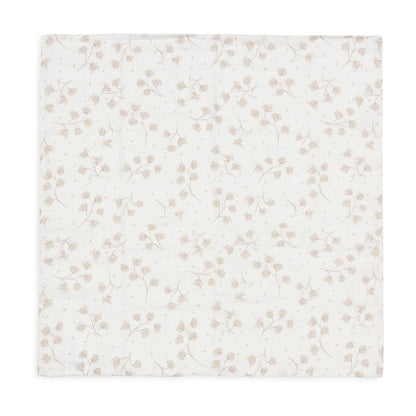 Set 3 museline din bumbac, Leafy Dreams, Jollein, 70x70 cm, OEKO-TEX