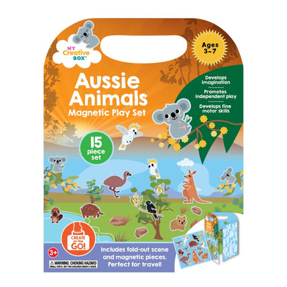 Set Creativ Magnetic, Animale Australiene, My Creative Box, 3 ani+