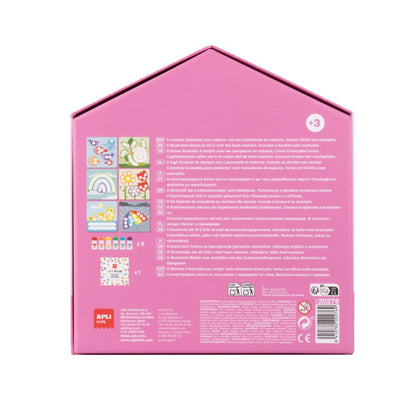 Set creativ, Primele mele picturi cu degetul, APLI, 3 ani+