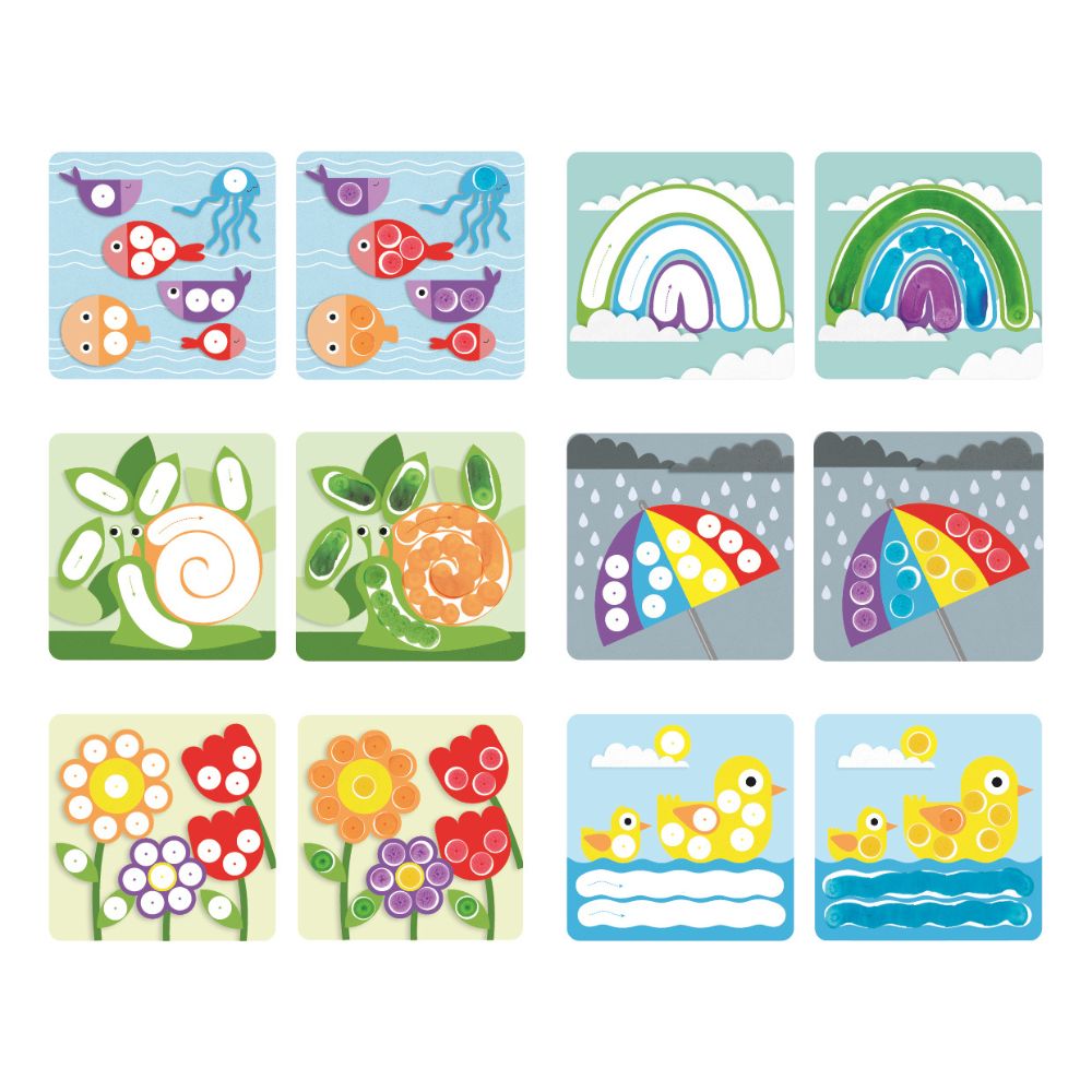 Set creativ, Primele mele picturi cu degetul, APLI, 3 ani+