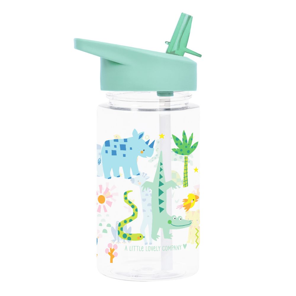 sticla de apa copii Tritan 450ml model jungle A Little Lovely Company