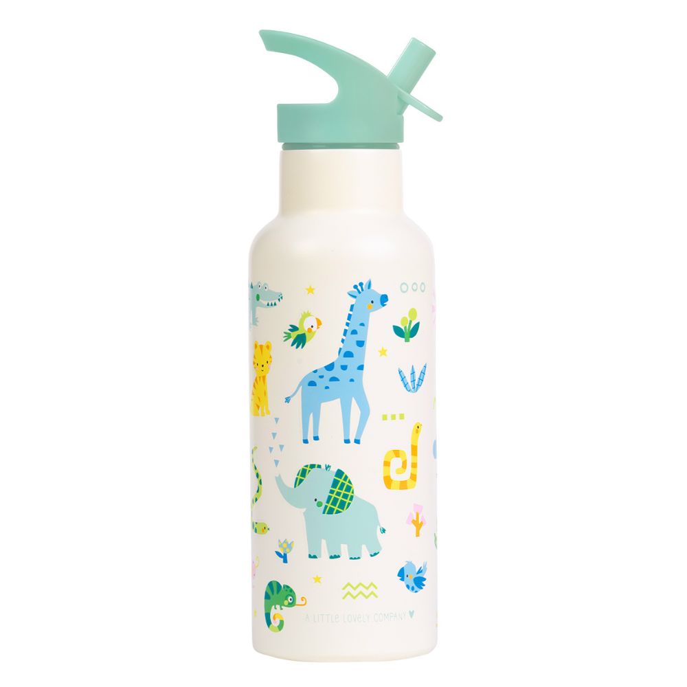 sticla apa copii inox 500ml model roboti A Little Lovely Company