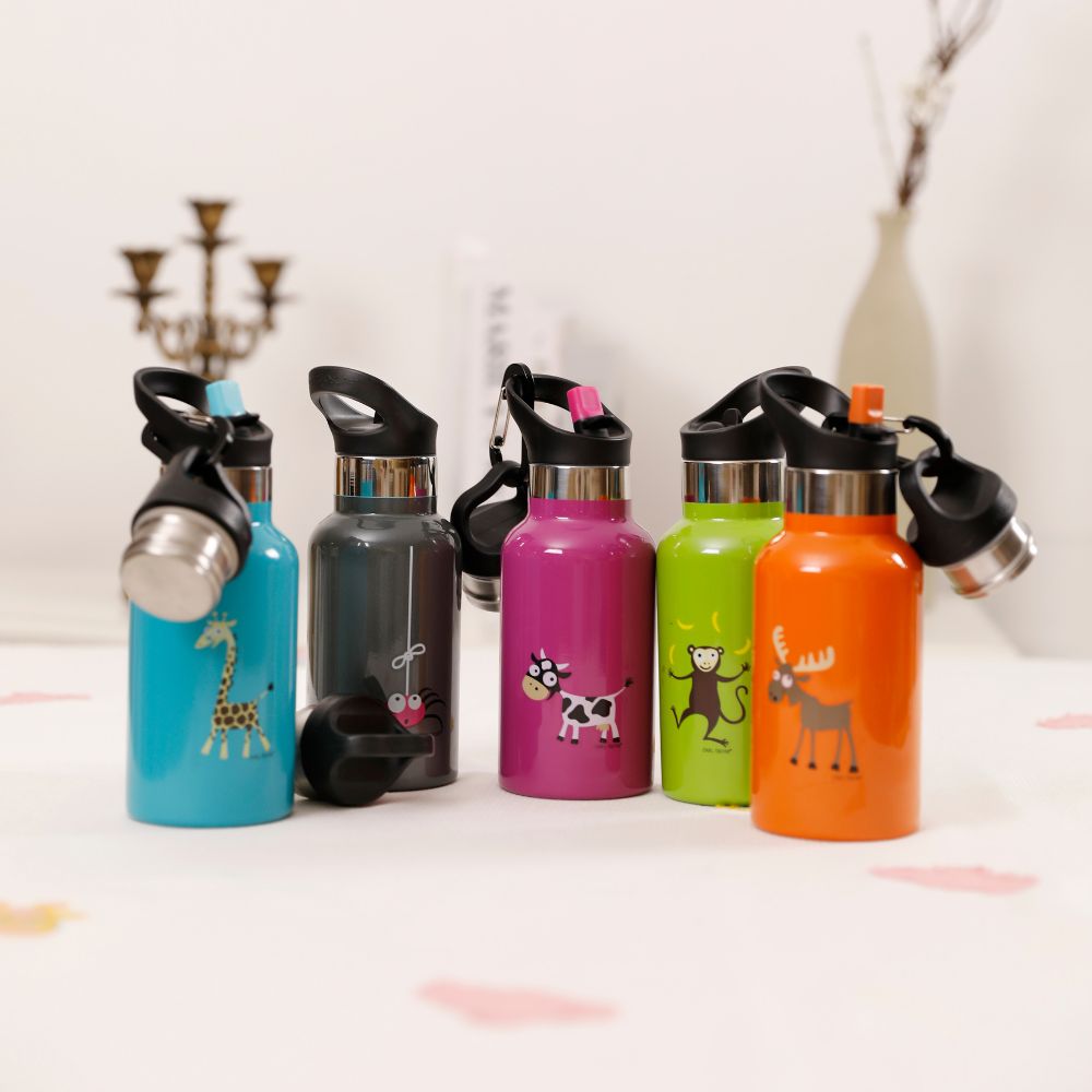 Sticlă apă copii inox, Grey Spider, 350 ml, Carl Oscar