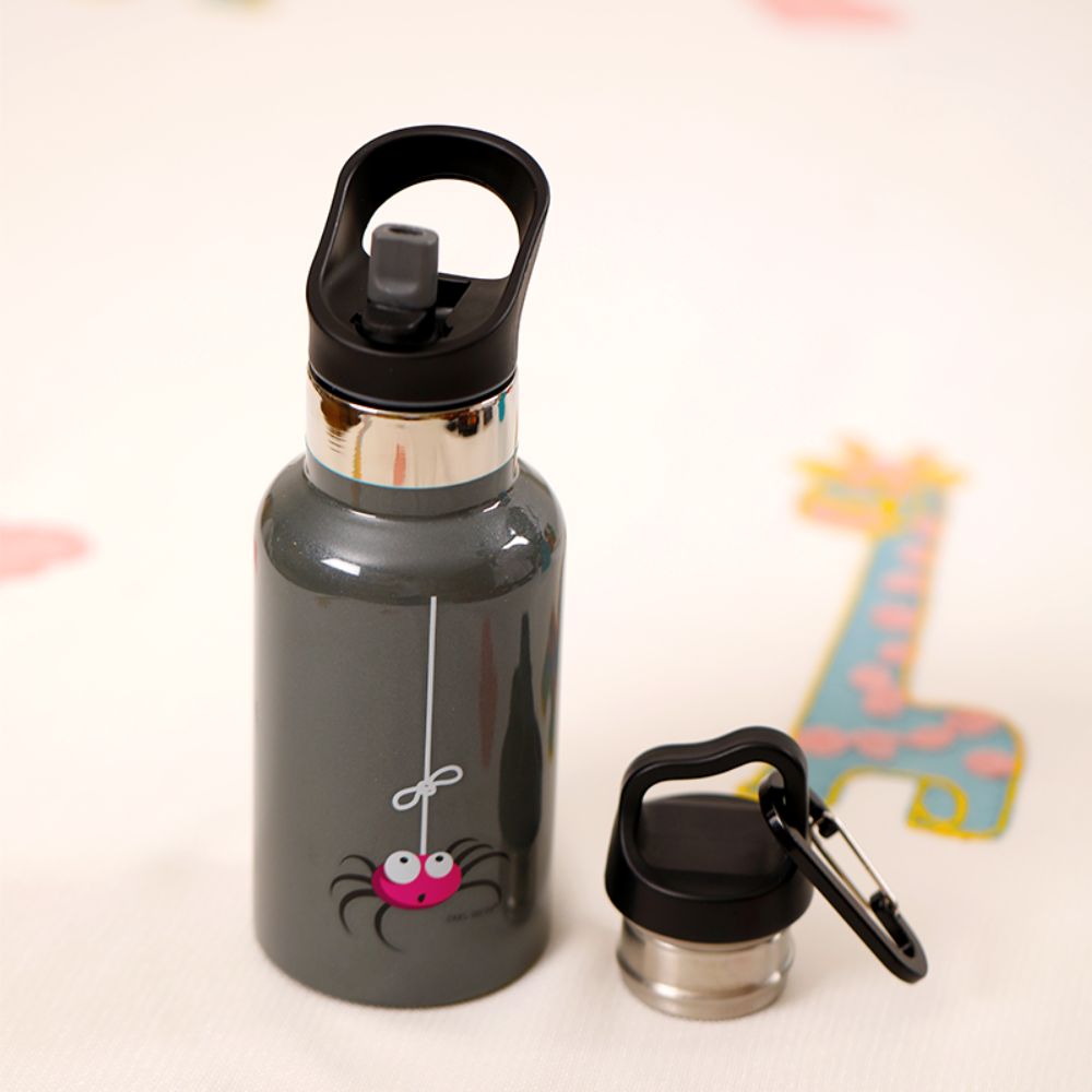 Sticlă apă copii inox, Grey Spider, 350 ml, Carl Oscar