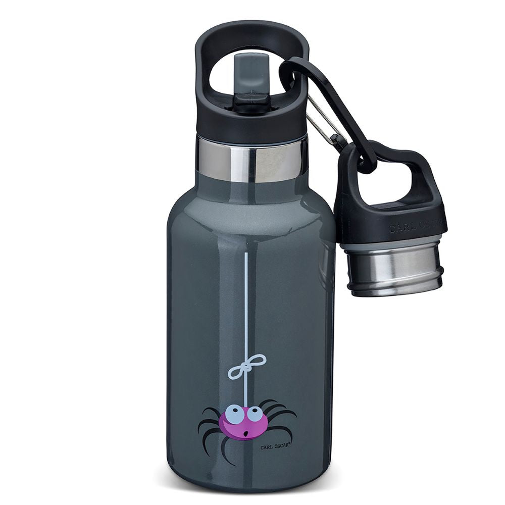 Sticlă apă copii inox, Grey Spider, 350 ml, Carl Oscar