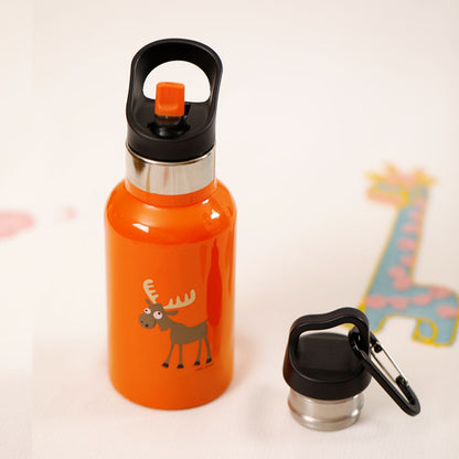 Sticlă apă copii inox, Orange Moose, 350 ml, Carl Oscar