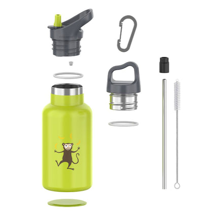Sticlă apă copii inox, Purple cow, 350 ml, Carl Oscar