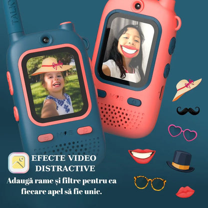 Talky Video cu clemă în spate și șnur