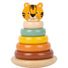 Turn de stivuire din lemn, Small Foot, Tigrul din Safari, 12 luni+