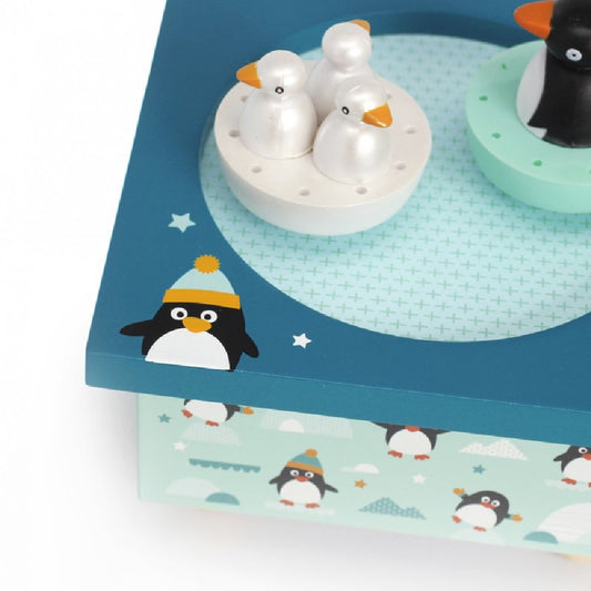 Cutiuță muzicală magnetică, Trousselier, Pinguini